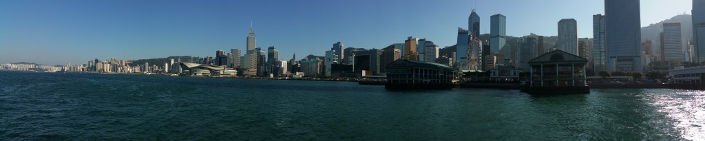 Panorama hong Kong depuis ferry